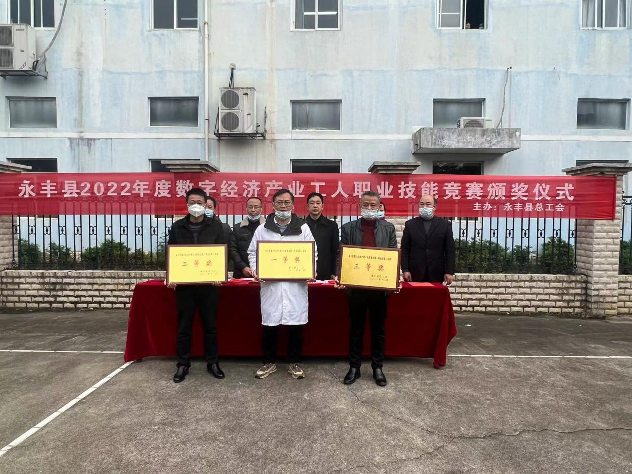尽职精工，，，，，，勇猛争先——诚志永丰药业荣获工业工人职业手艺竞赛整体一等奖